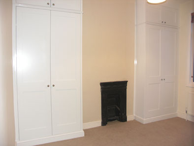 wardrobes fitted in alcoves